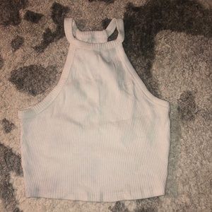 WHITE CROP TOP!